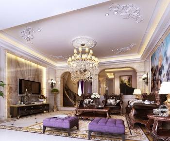 European Style A Living Room-ID:434857278