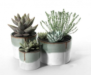 Modern Nordic Style Potted Green Plant-ID:839311531