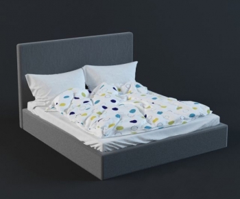 Modern Double Bed-ID:336319665