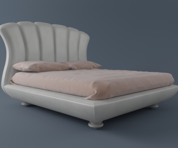 European Style Double Bed-ID:812679727