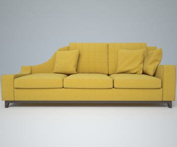 Modern Three-seat Sofa-ID:615862296