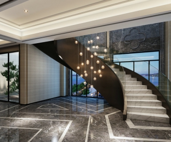 Modern Stair Balustrade/elevator-ID:235061643