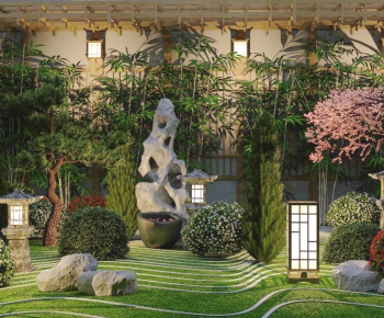 New Chinese Style Courtyard/landscape-ID:266142336