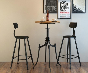 LOFT Industrial Style Bar Chair-ID:713297576