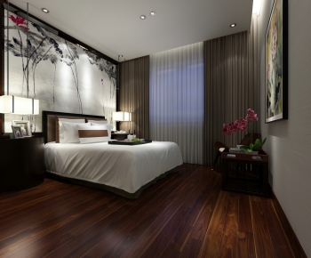 New Chinese Style Bedroom-ID:117744928