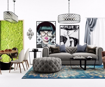 Nordic Style Sofa Combination-ID:900448154