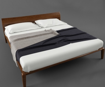 Modern Double Bed-ID:221427894