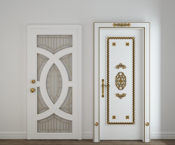European Style Solid Wood Door-ID:685936179