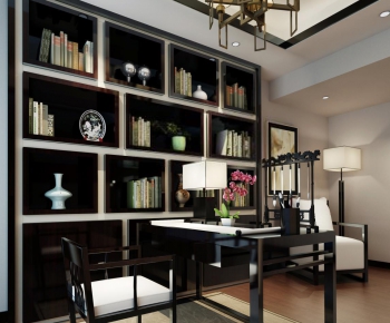 New Chinese Style Study Space-ID:467895874