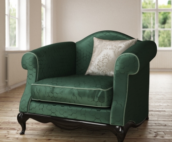 European Style Single Sofa-ID:592264616