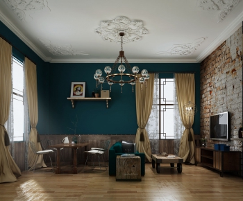 European Style A Living Room-ID:829499328