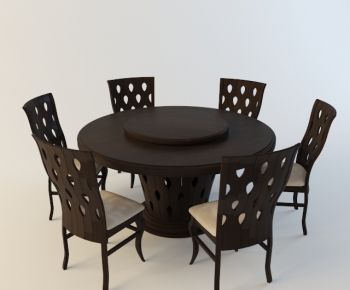 Modern Dining Table And Chairs-ID:939474789