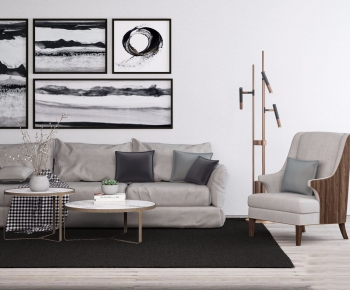 Modern Nordic Style Sofa Combination-ID:238980225