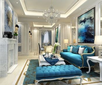 European Style A Living Room-ID:338764287