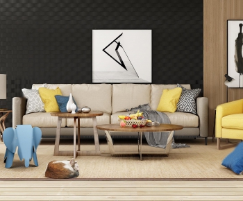 Nordic Style Sofa Combination-ID:457100254