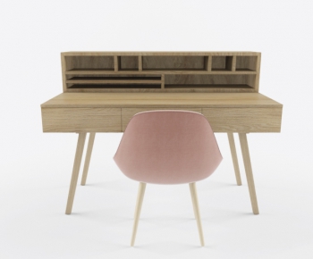 Modern Computer Desk And Chair-ID:737653456