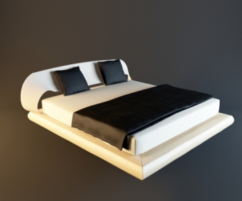 Modern Double Bed-ID:839037121