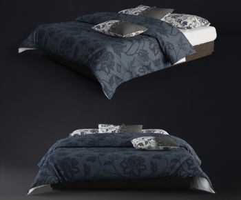 Modern Double Bed-ID:657448842