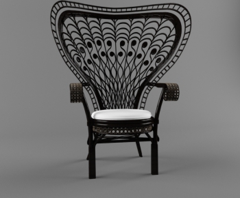 Southeast Asian Style Single Chair-ID:229332864