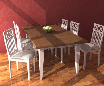 Modern Dining Table And Chairs-ID:930977595