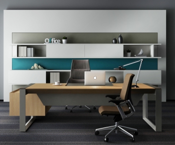 Modern Manager's Desk-ID:517617996