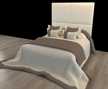 Modern Double Bed-ID:795269582