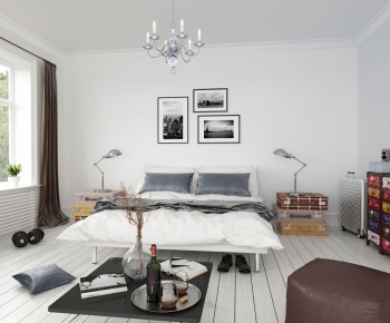 Modern Nordic Style Bedroom-ID:585989456