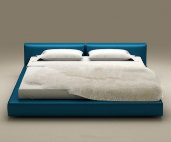 Modern Simple Style Double Bed-ID:748894127