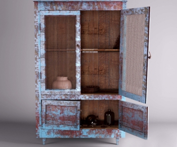 Industrial Style Decorative Cabinet-ID:463270584