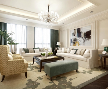 Modern American Style A Living Room-ID:905862836