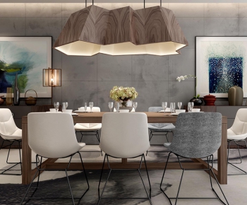 Modern Nordic Style Dining Room-ID:205235396