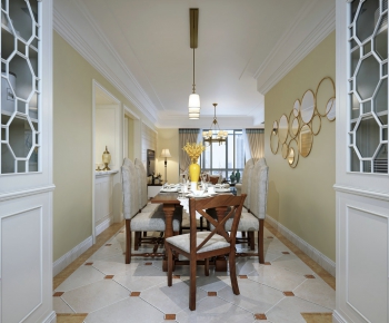 American Style Dining Room-ID:520668197