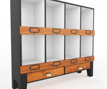 Industrial Style Decorative Cabinet-ID:939285752