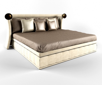 Modern Double Bed-ID:822460847