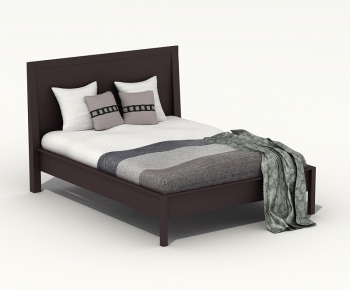 Modern Double Bed-ID:728363833