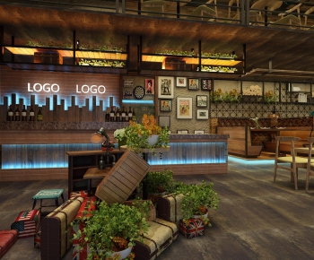 Industrial Style Cafe-ID:466180936