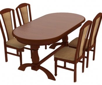 Modern Dining Table And Chairs-ID:316807528
