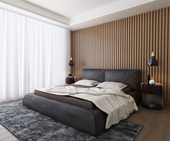 Modern Nordic Style Bedroom-ID:679491355