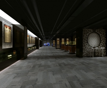 New Chinese Style Exhibition Hall-ID:804623149