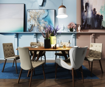 Modern Dining Table And Chairs-ID:774914256