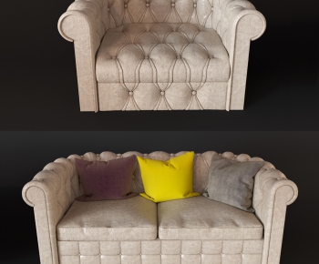 European Style A Sofa For Two-ID:501702587