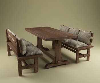 Modern Dining Table And Chairs-ID:898529916
