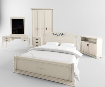 European Style Double Bed-ID:157049843