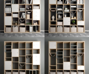 Modern Nordic Style Bookcase-ID:485544647