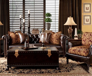 American Style Sofa Combination-ID:234628214