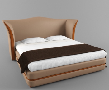 Modern Double Bed-ID:847163158