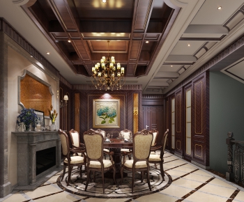 American Style Dining Room-ID:498281967