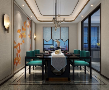 New Chinese Style Dining Room-ID:339277922