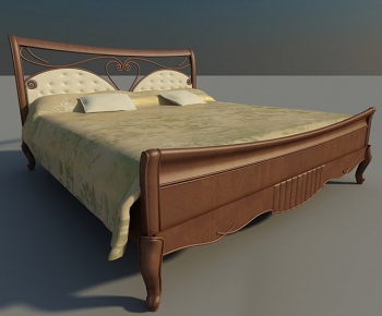 European Style Double Bed-ID:620229712