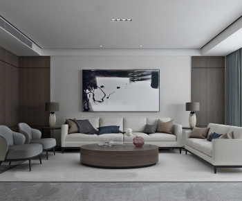 Modern A Living Room-ID:647567778